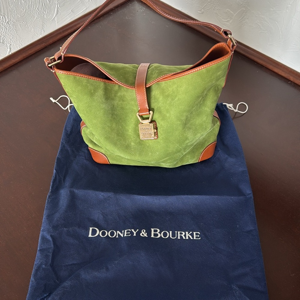 Dooney &Bourke suede and leather shoulder bag - Picture 10 of 10